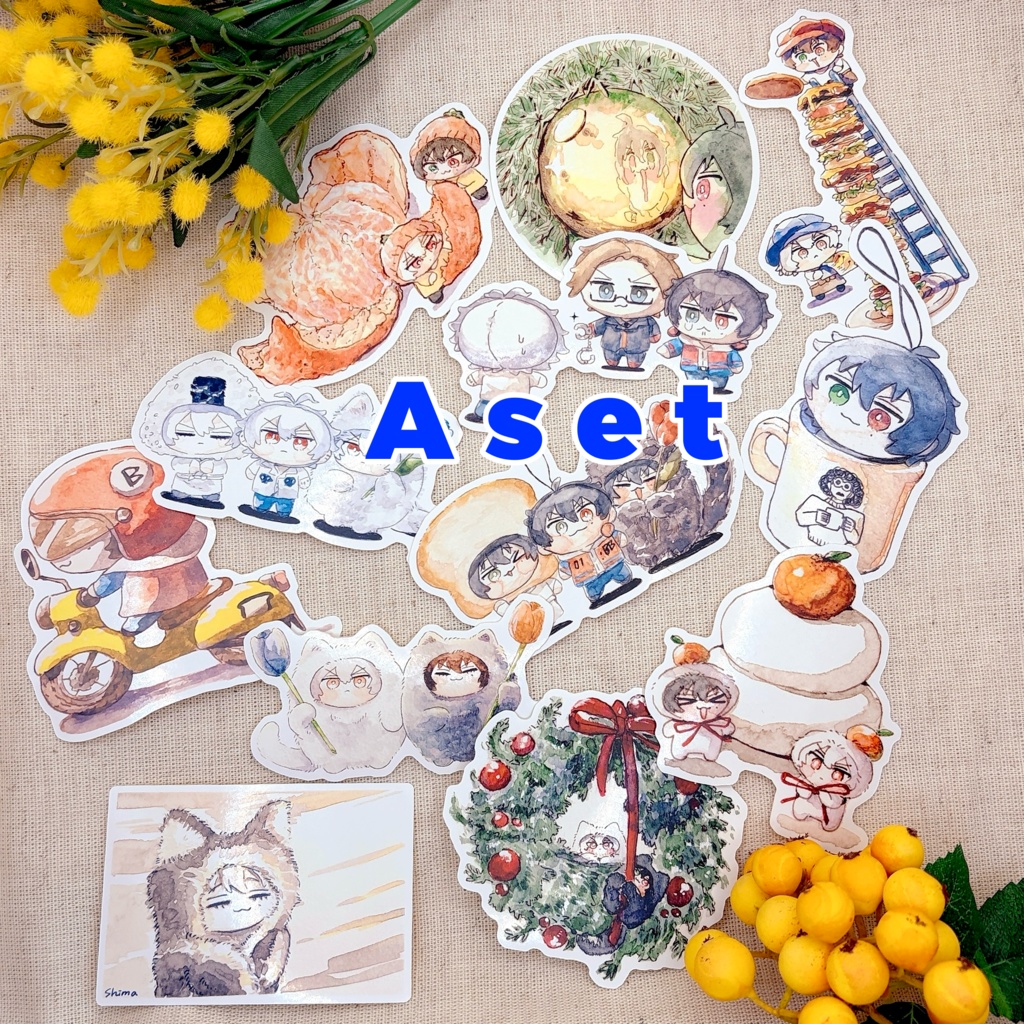 【ヒプぬい】もりもりステッカーセット
