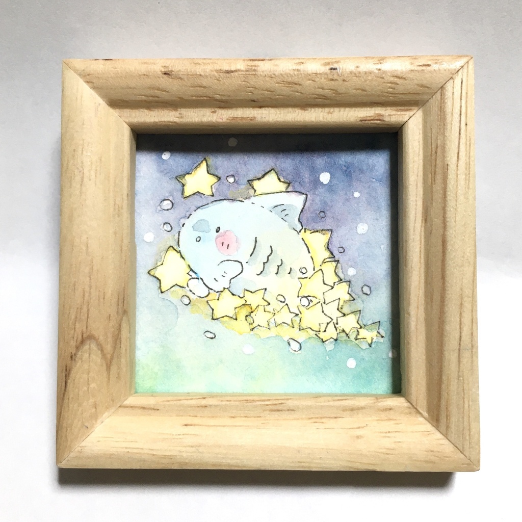 ミニ原画2 星のおさかな