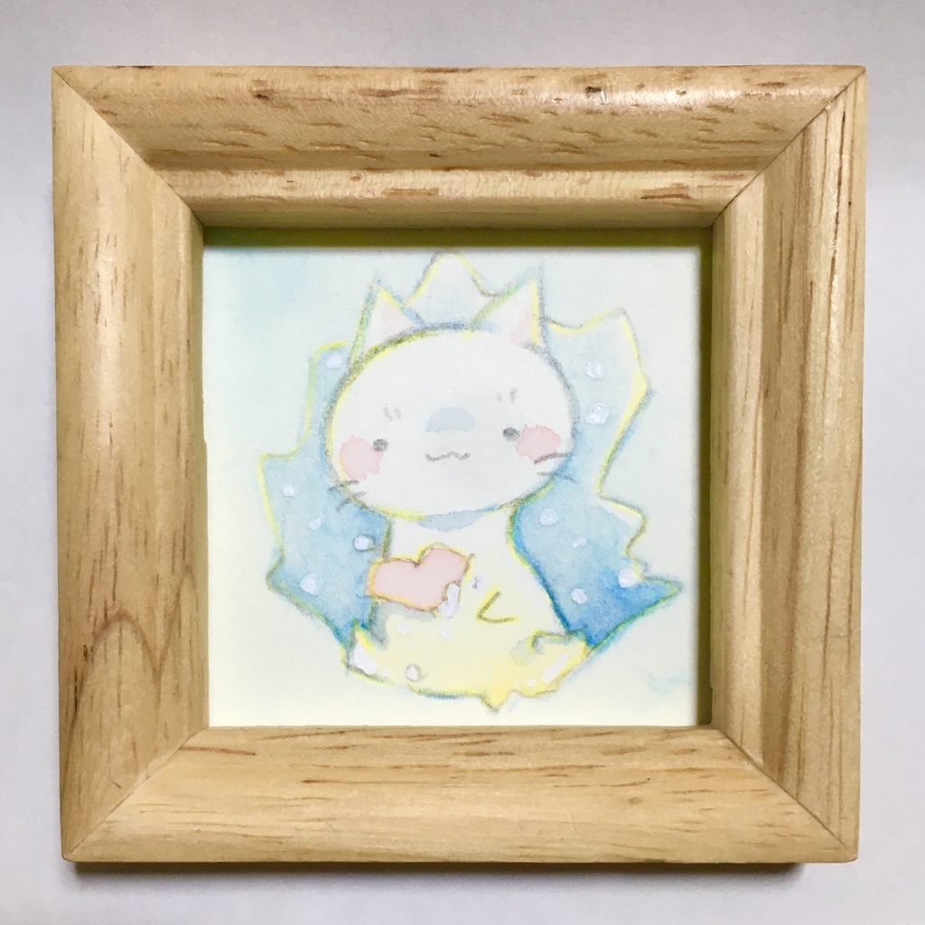 ミニ原画6 ねこ