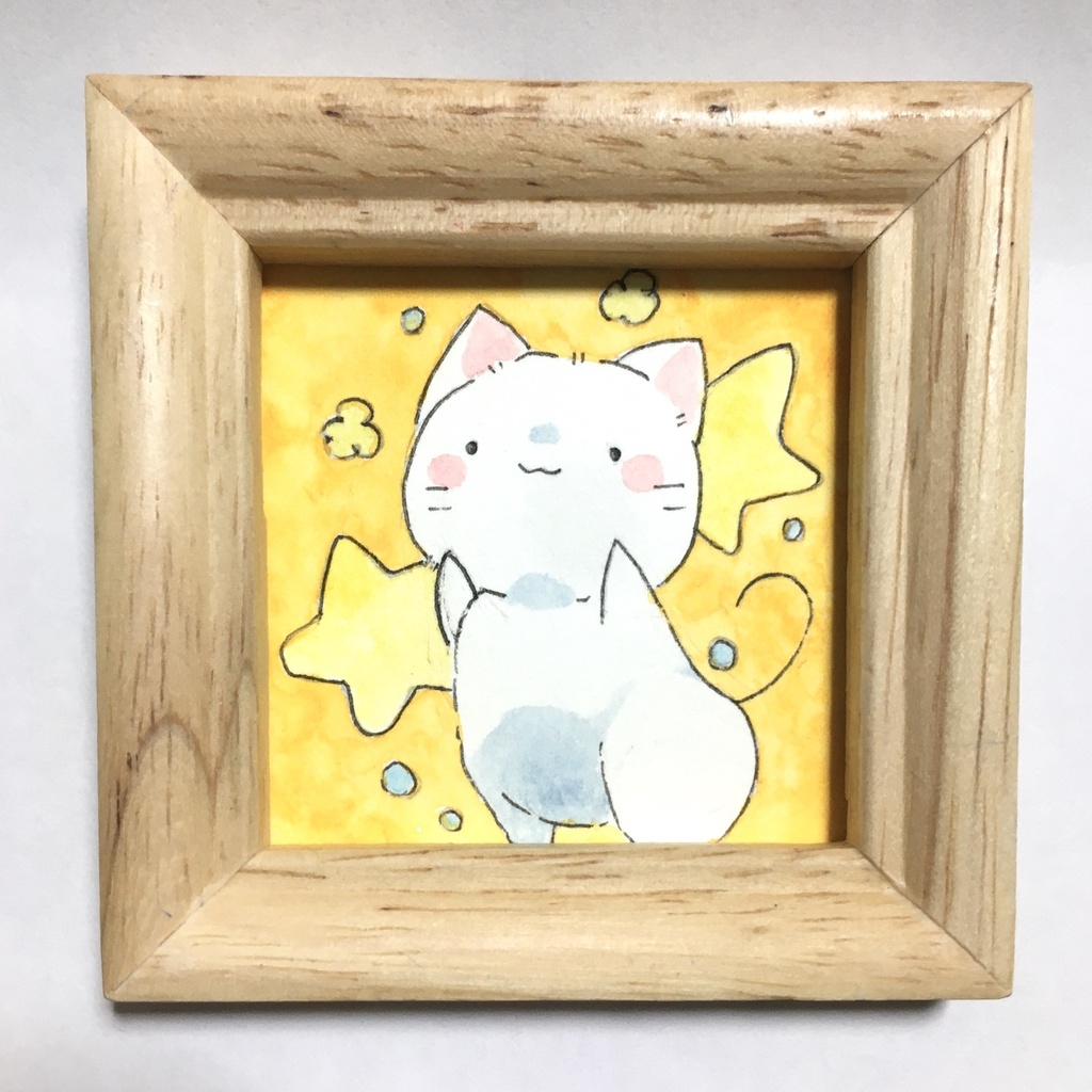 ミニ原画12 ねこ