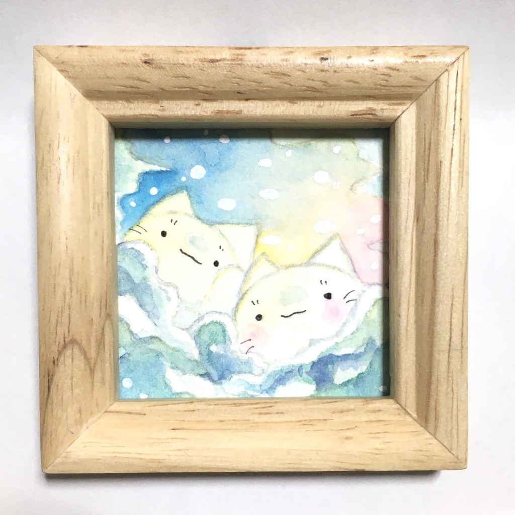 ミニ原画13 ねこ