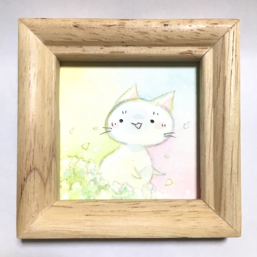 ミニ原画14 ねこ