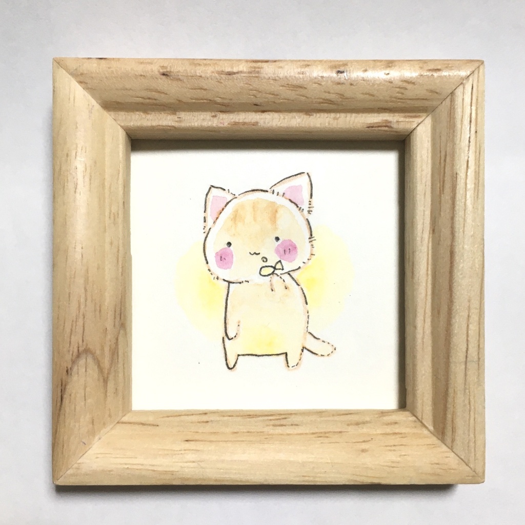 ミニ原画16 ねこ