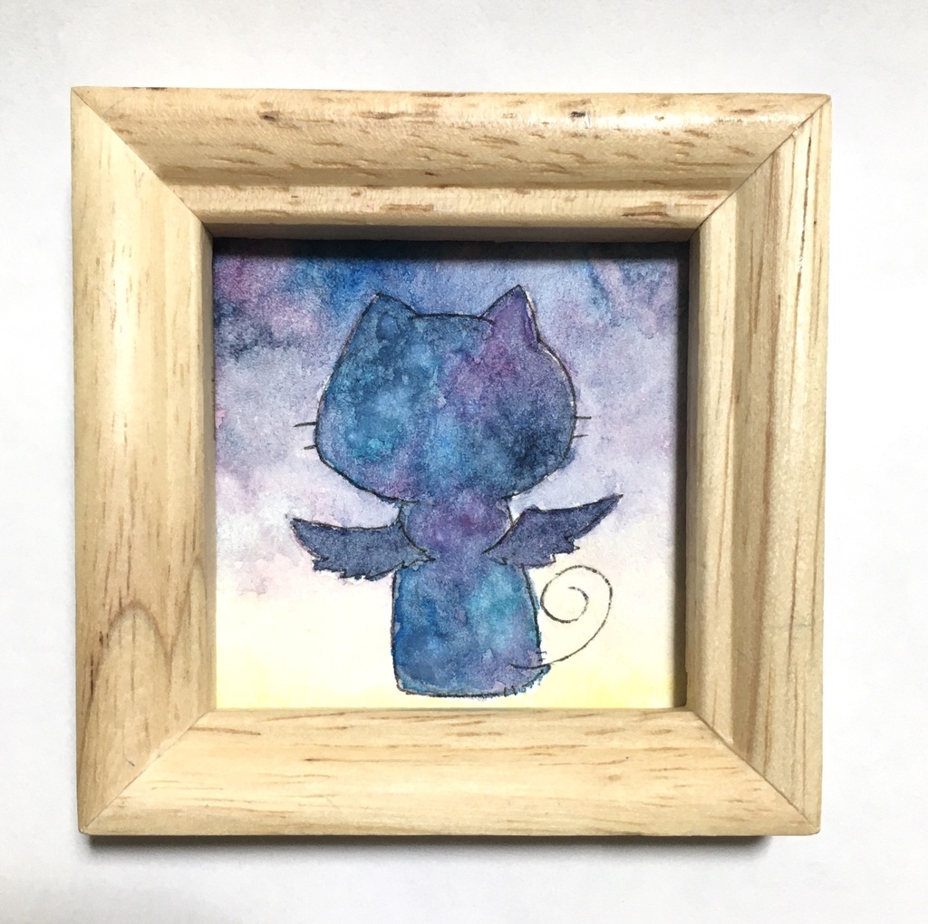 ミニ原画22 ねこ