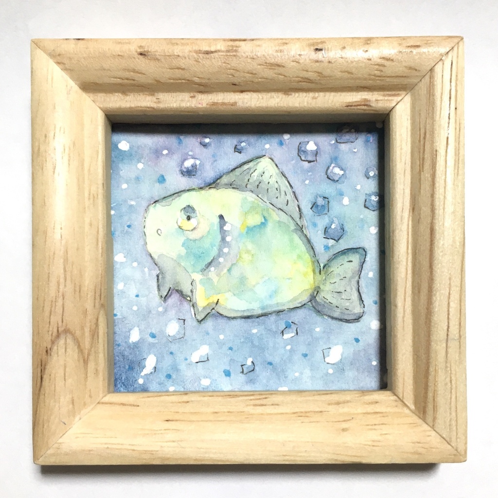 ミニ原画28 さかな