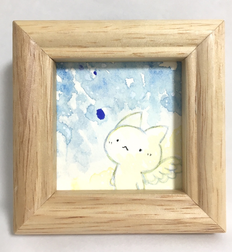 ミニ原画　ねこ