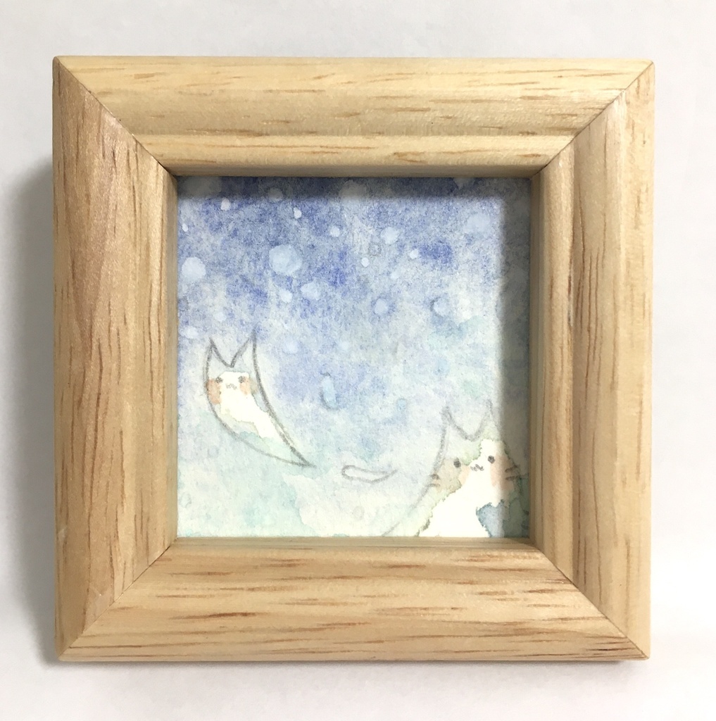 ミニ原画　水彩