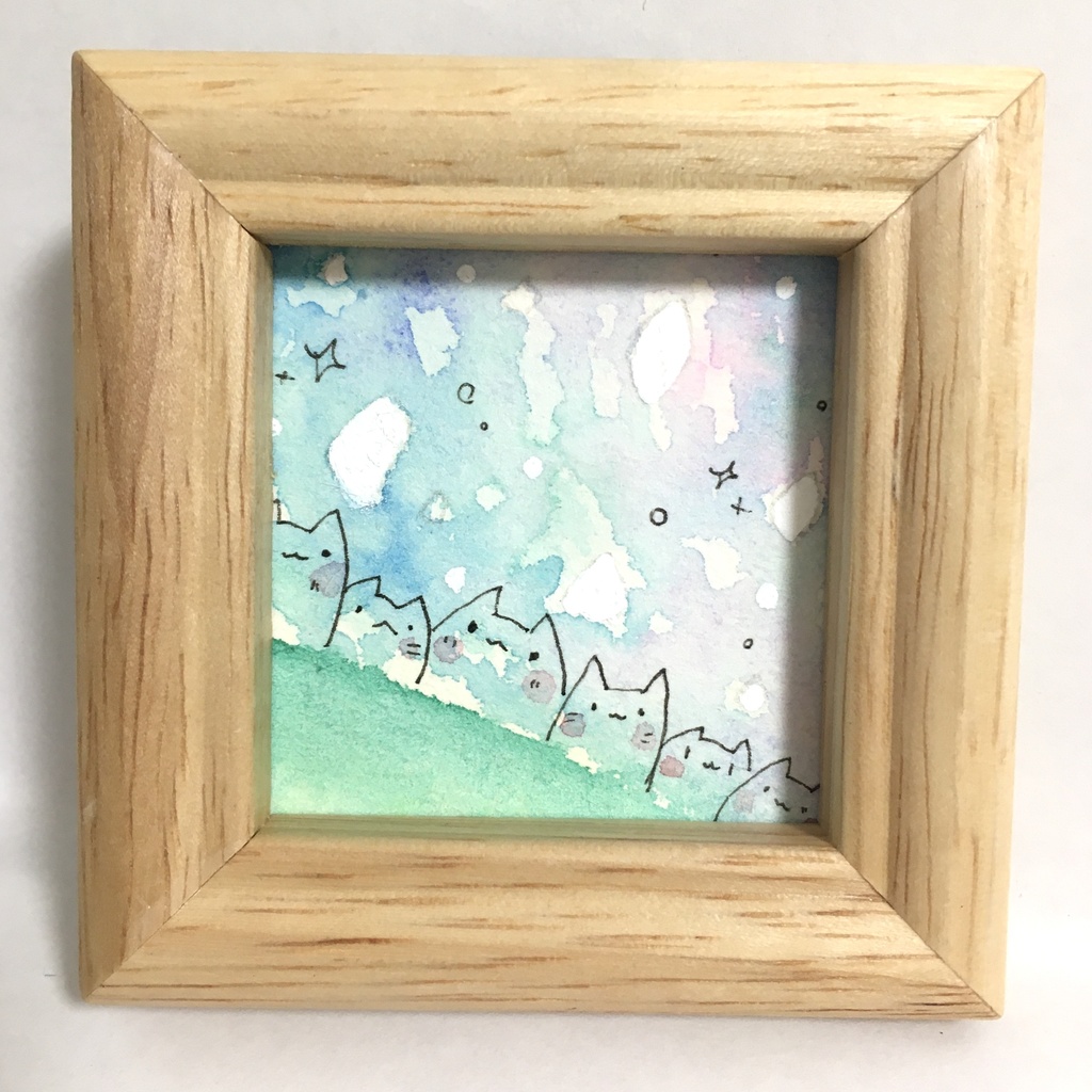 ミニ原画　水彩
