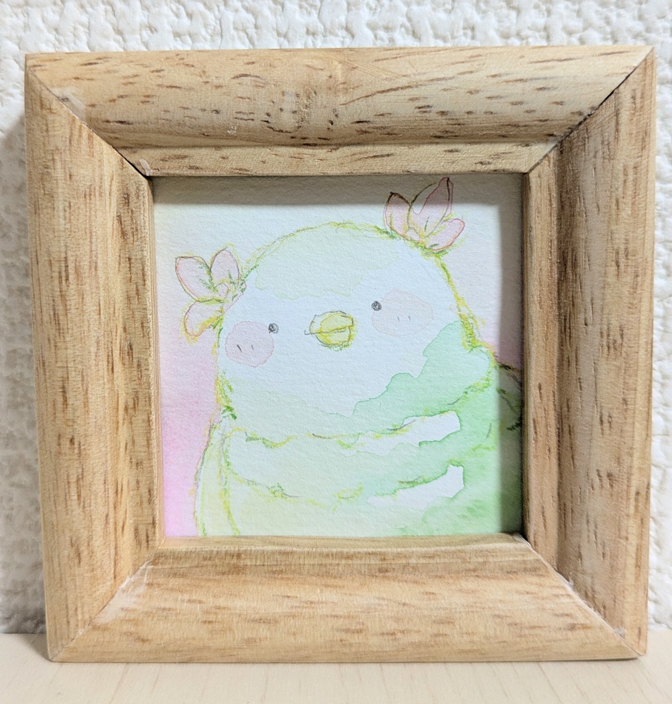 ミニ原画　お花なとりさん