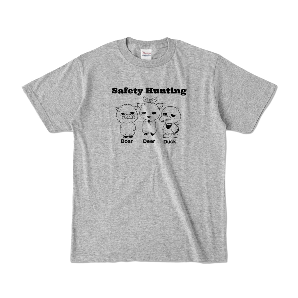 Safety Hunting Tシャツ／杢グレー