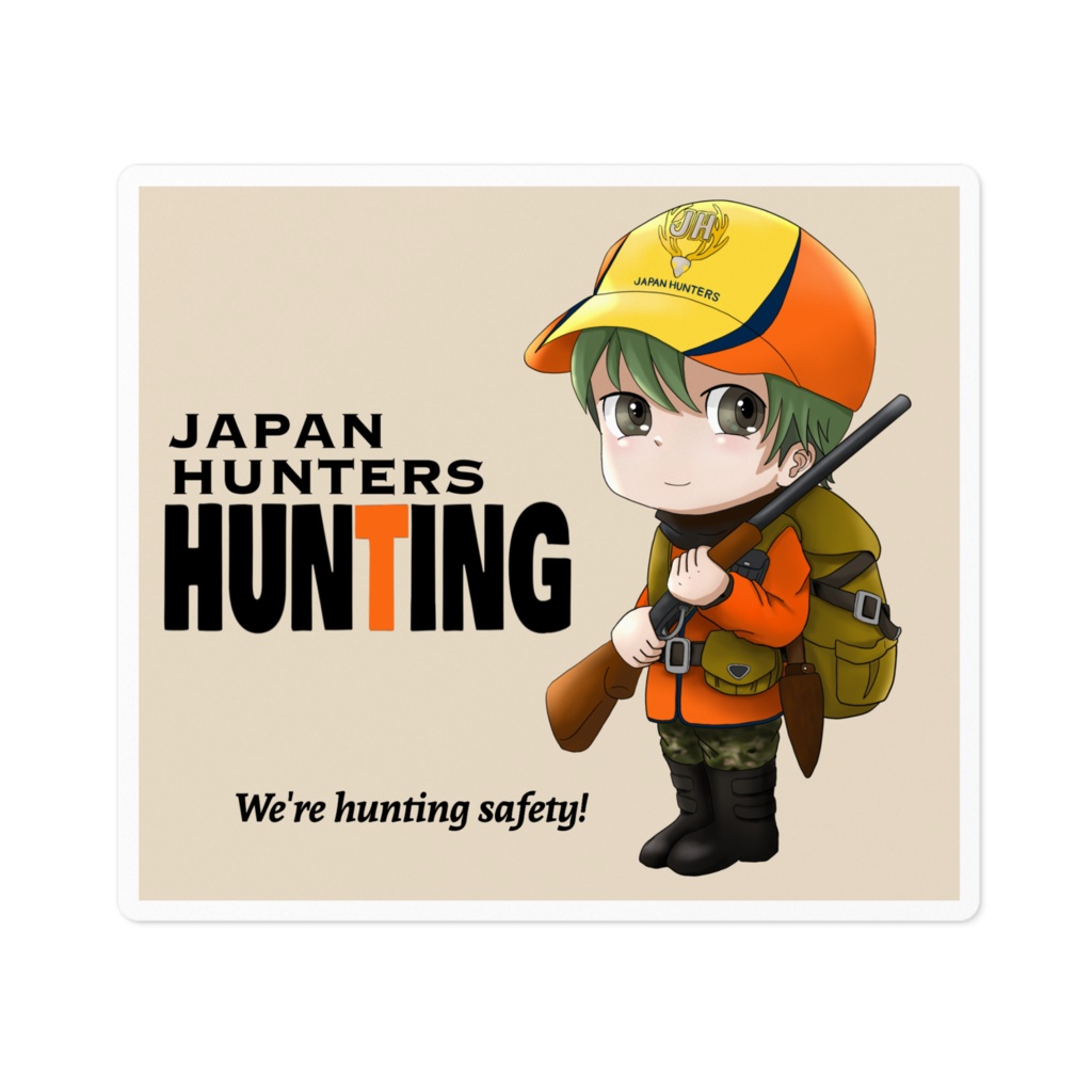 JAPAN HUNTERSステッカー2