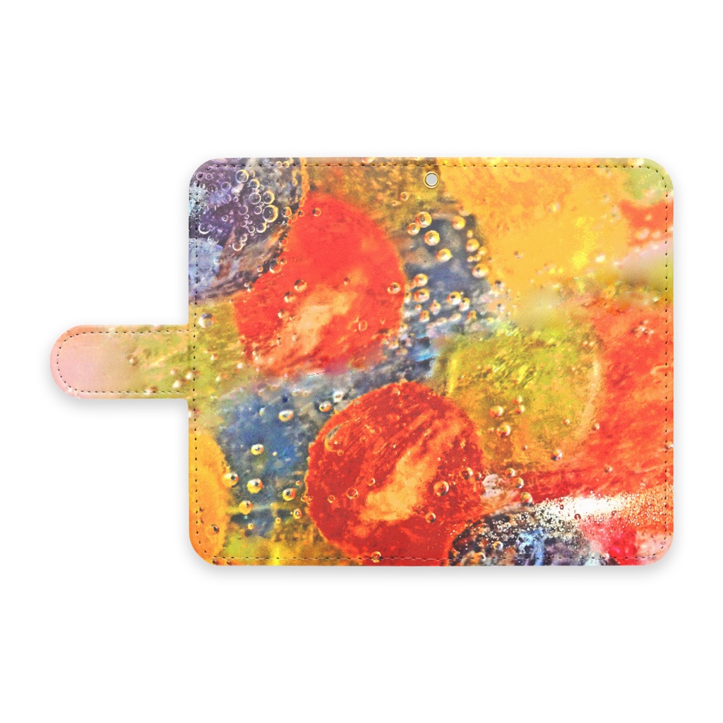 ソーダポンチ 手帳型Androidケース