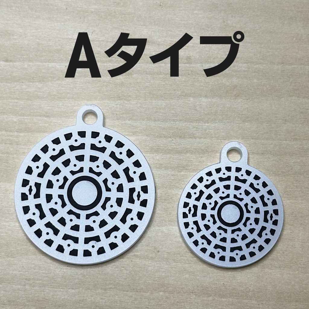 マンホールのふたアクリルアクセサリー