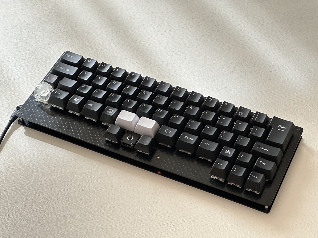 ThumbShift5-15TB 自作キーボード