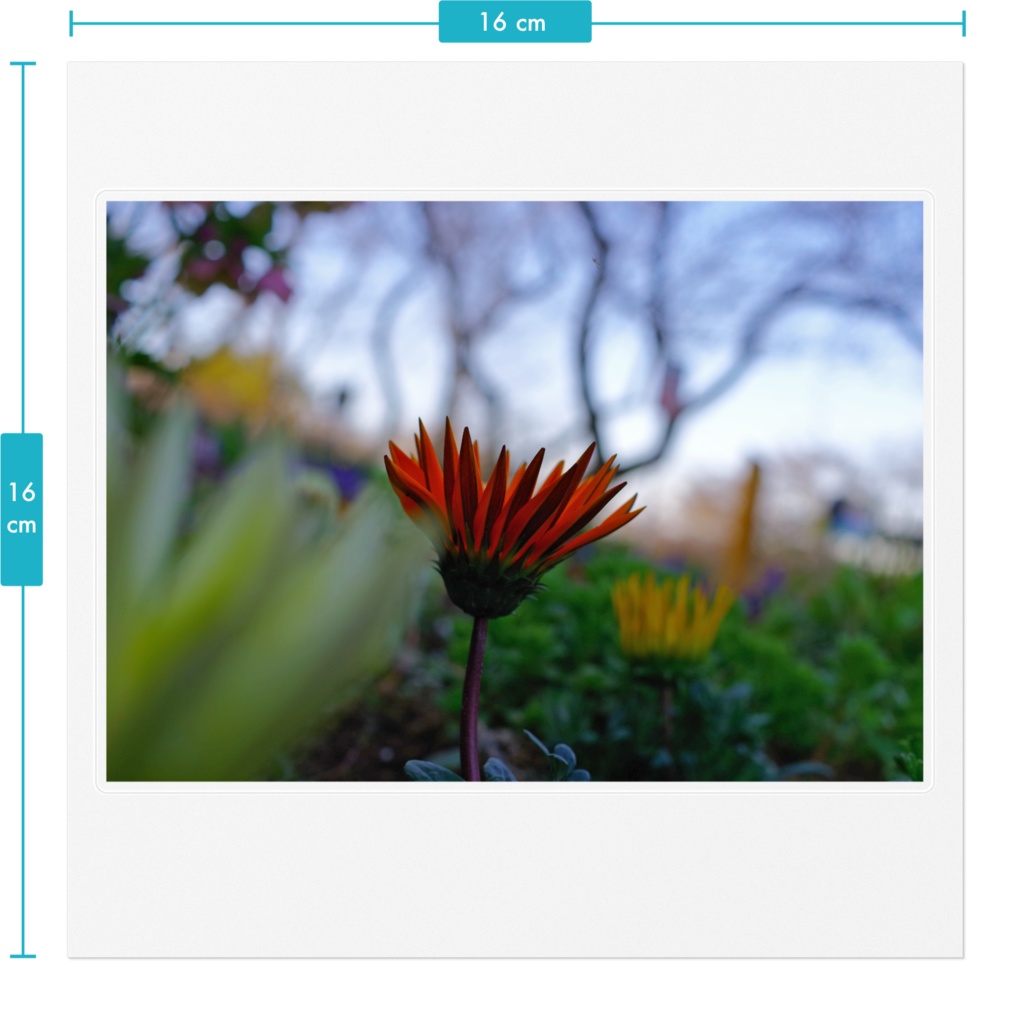 花のステッカー
