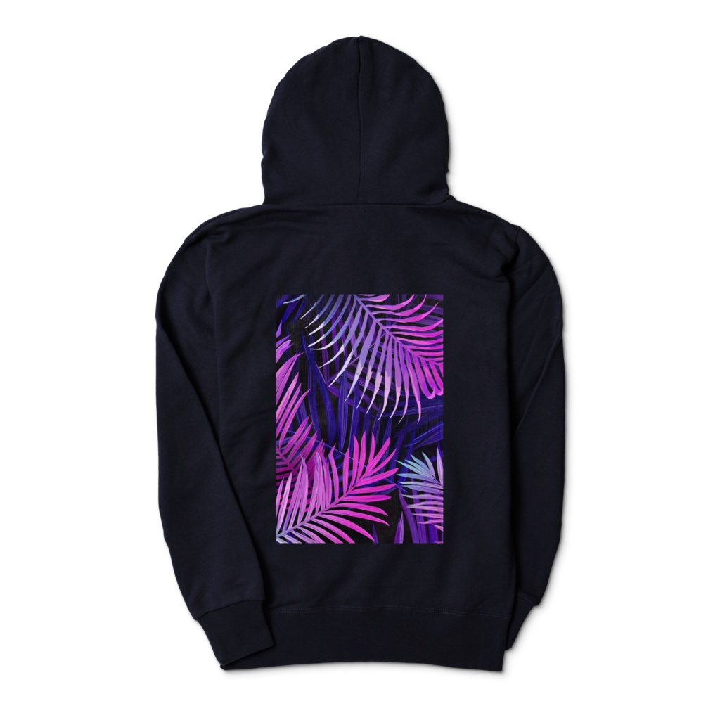 派手めのジップパーカー