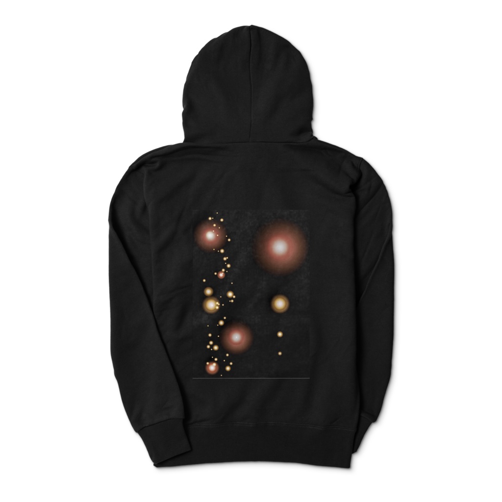 光をデザインしたパーカー