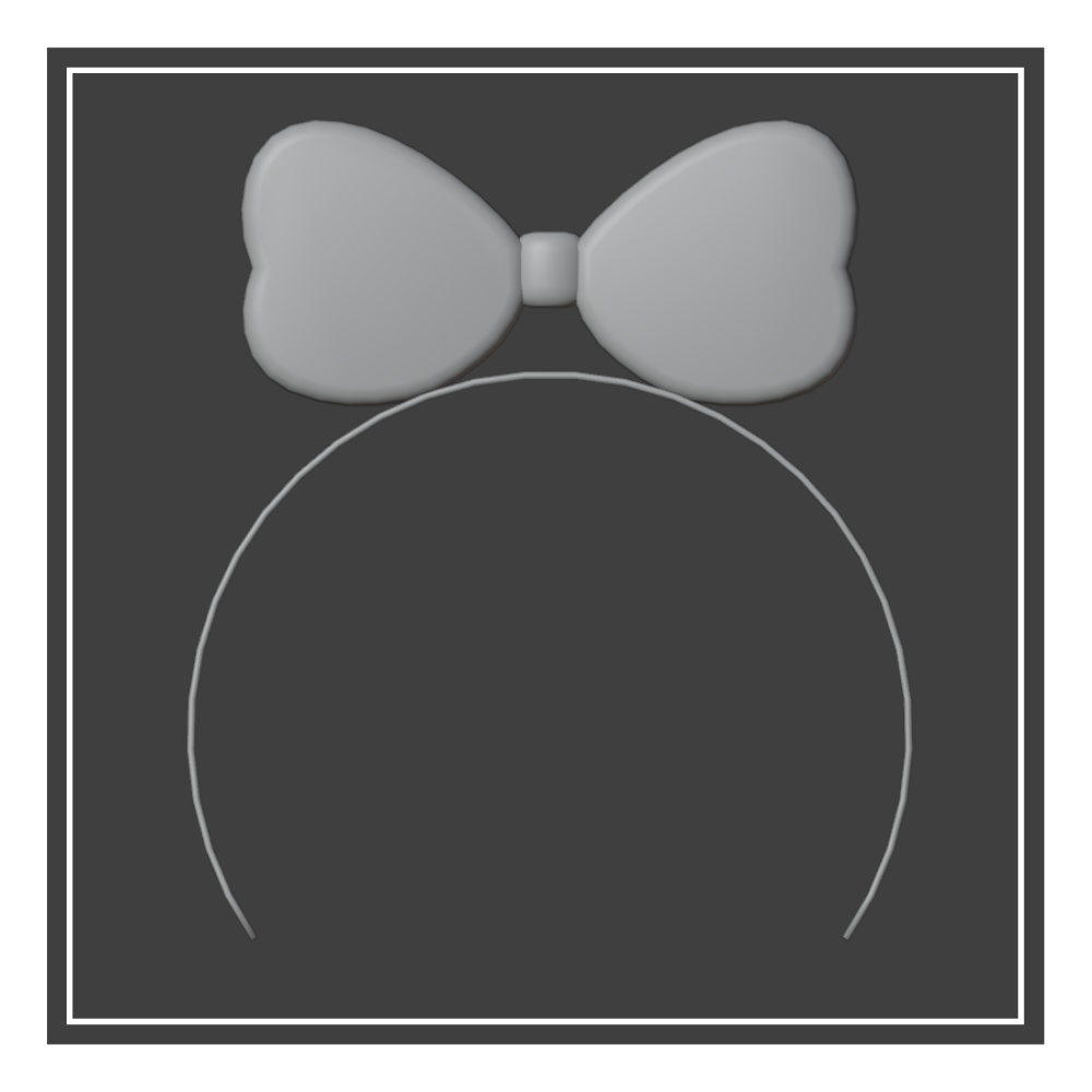 ラメいり!光るカチューシャ【VRC想定】