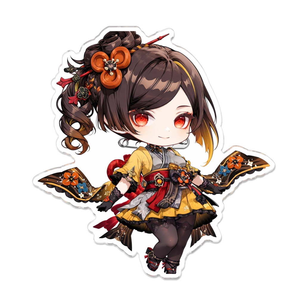 【原神】千織　ちびキャラアクリルバッジ