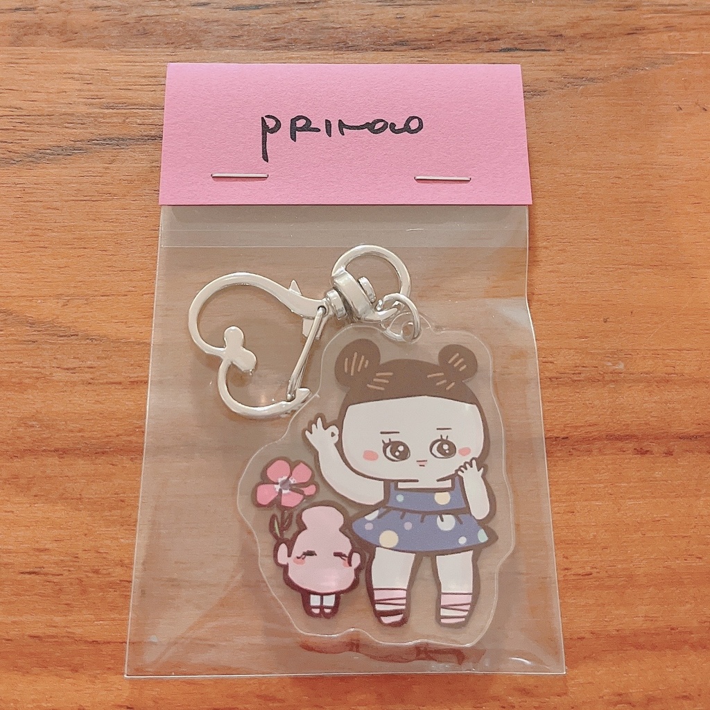 ALRIGHTアクリルキーホルダー　ラベンダー