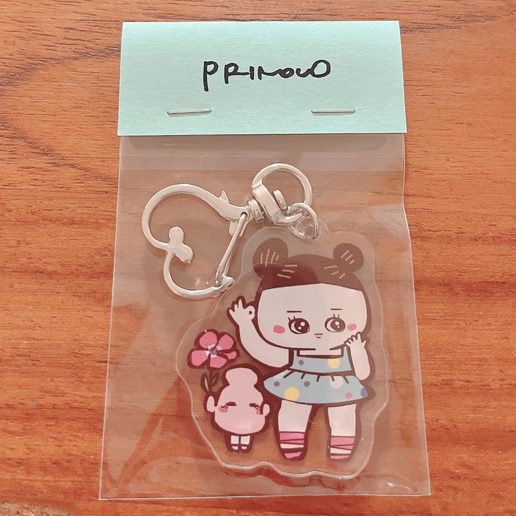 ALRIGHTアクリルキーホルダー　ブルー