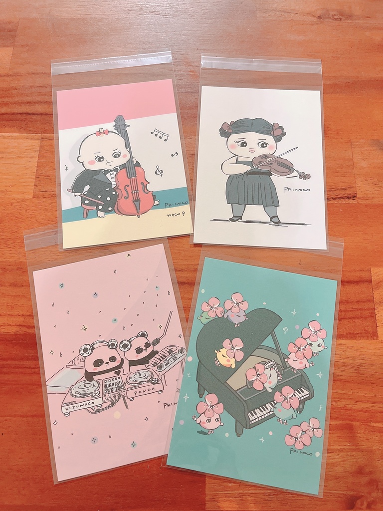 オーケストラ　ポストカードセット