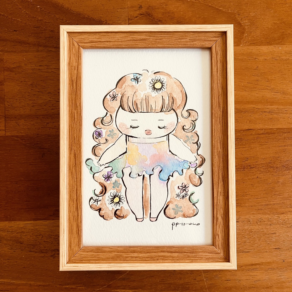 ミニ額原画 努力なんてしてないと思ってるでしょちゃん