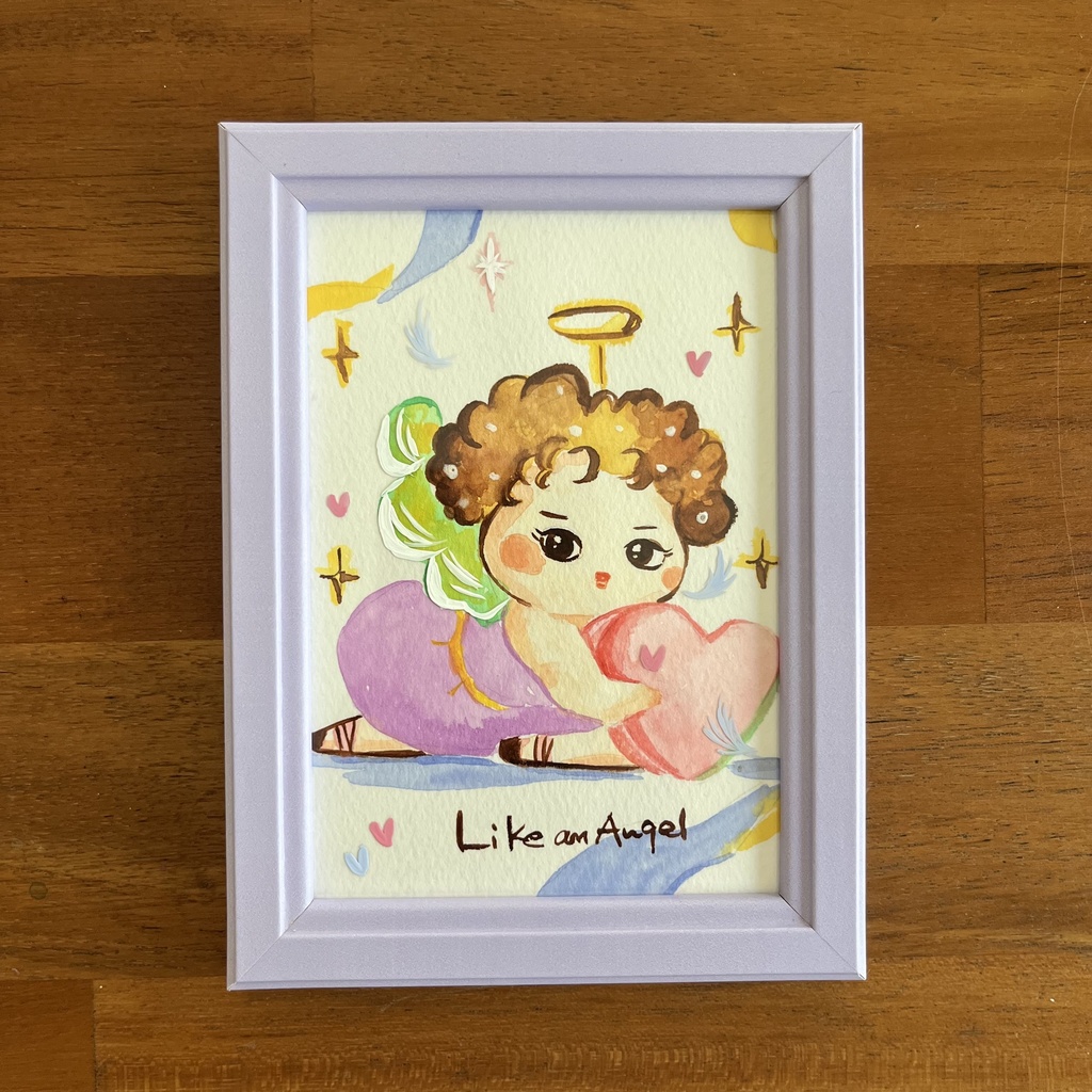 Like an angel 🪽ぷりのこミニ額