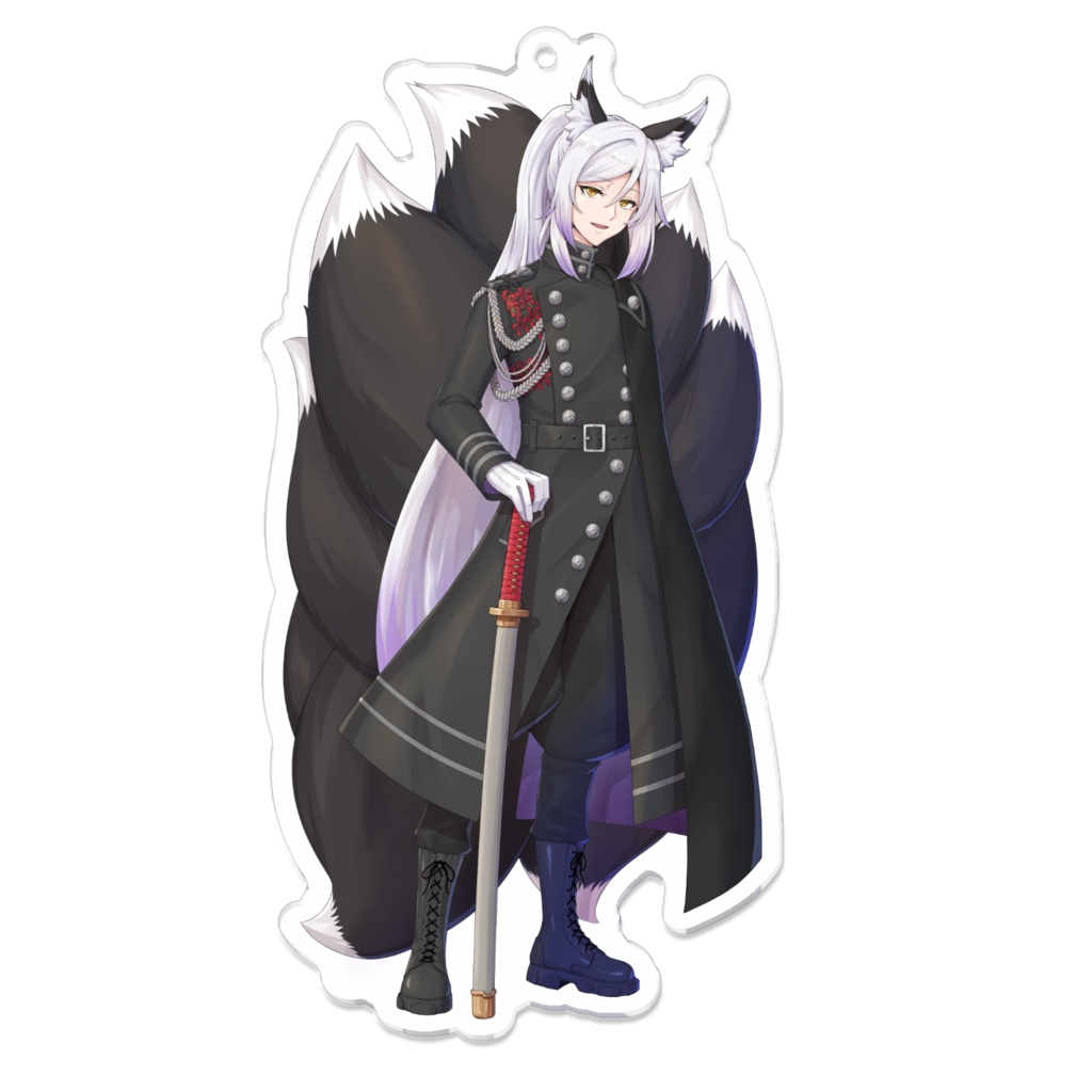 葛尾火花 軍服姿アクリルキーホルダー