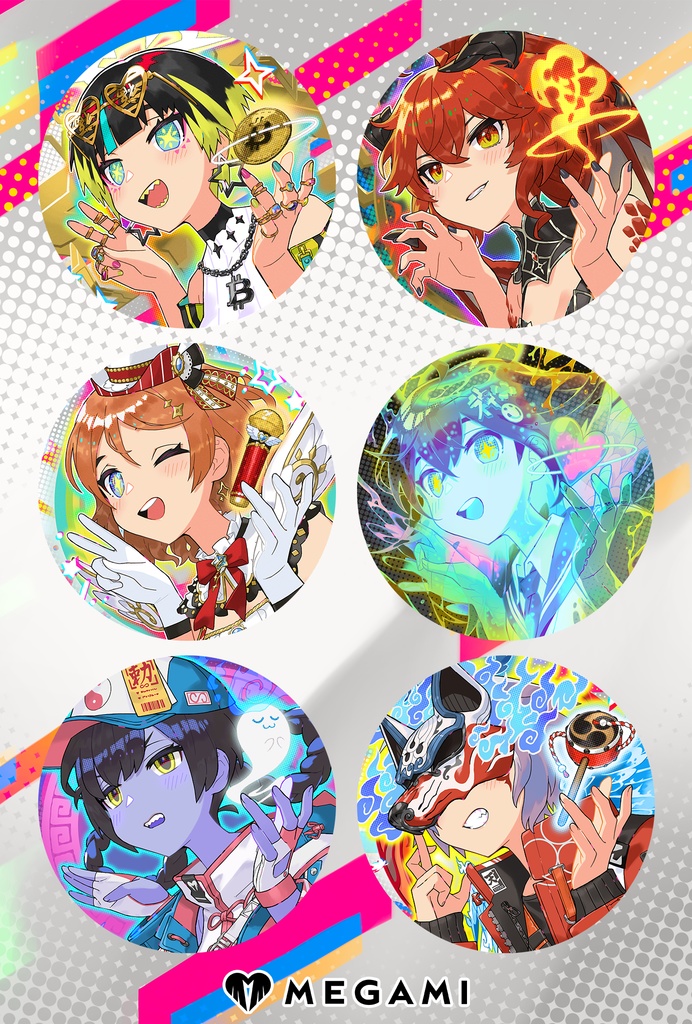 MEGAMI Origin&Alter ステッカー Iタイプ