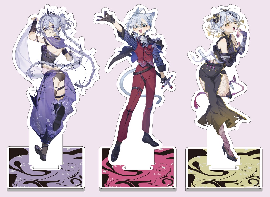 【メガミノウタゲ x épeler コラボソングリリース記念グッズ】épelerアクリルスタンド & 『ホウカス・ポウカス』B2タペストリー