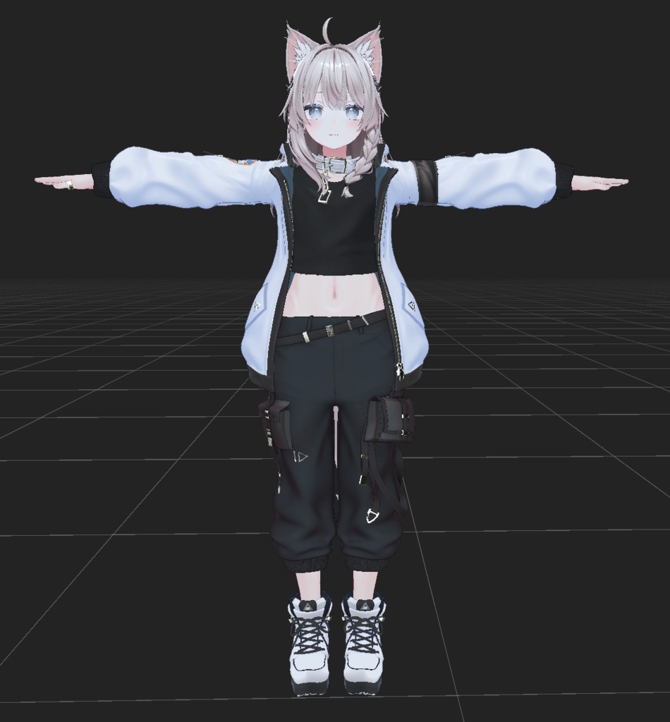 【逆変換&衣装へのシェイプキー追加】彼方用もちふぃった~対応データ