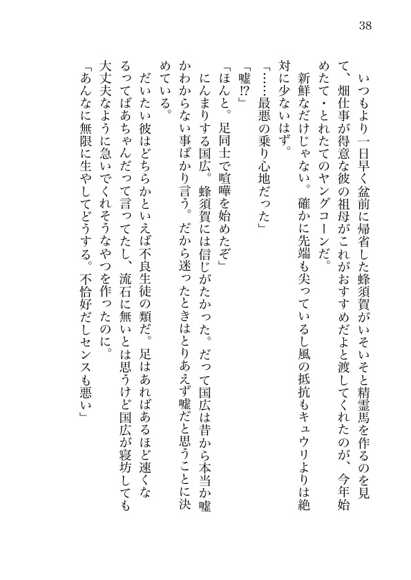 【姥蜂】夏影に触れたくて