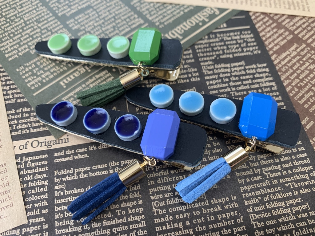 ツイステ 寮カラーヘアクリップ