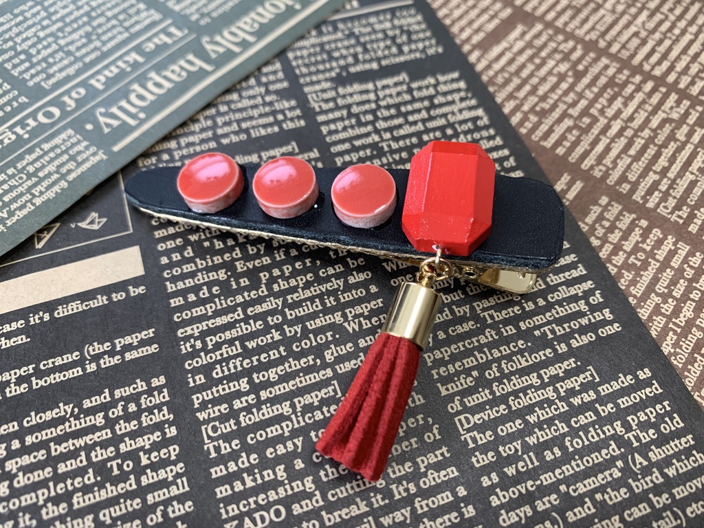 ツイステ 寮カラーヘアクリップ