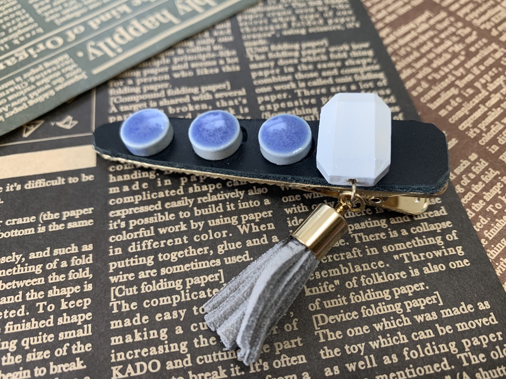 ツイステ 寮カラーヘアクリップ