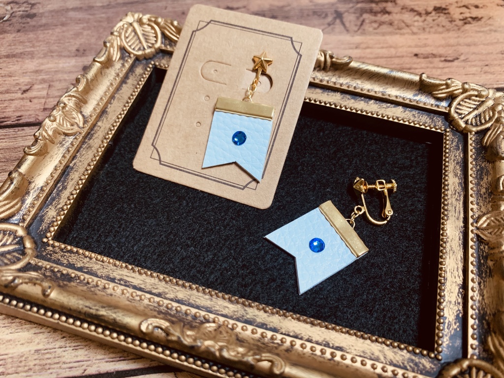 ツイステ 寮フラッグイヤリング