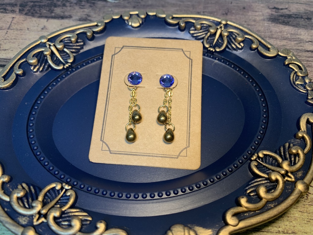 ツイステ 寮カラーチェーンピアス