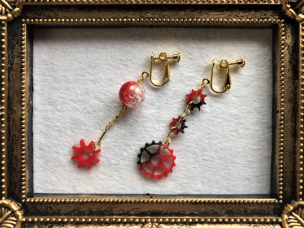 文豪とアルケミスト 歯車イヤリング