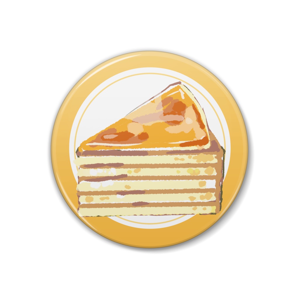 ウィーン菓子缶バッジ