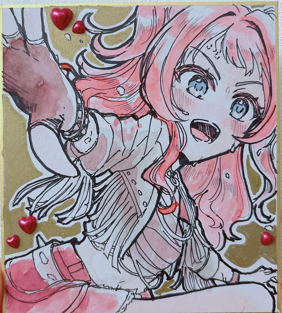 着色ミニ色紙