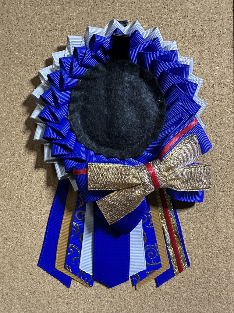 三日月宗近イメージ缶バッジロゼット