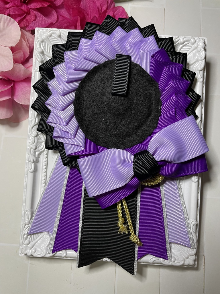 源清麿イメージ缶バッジロゼット