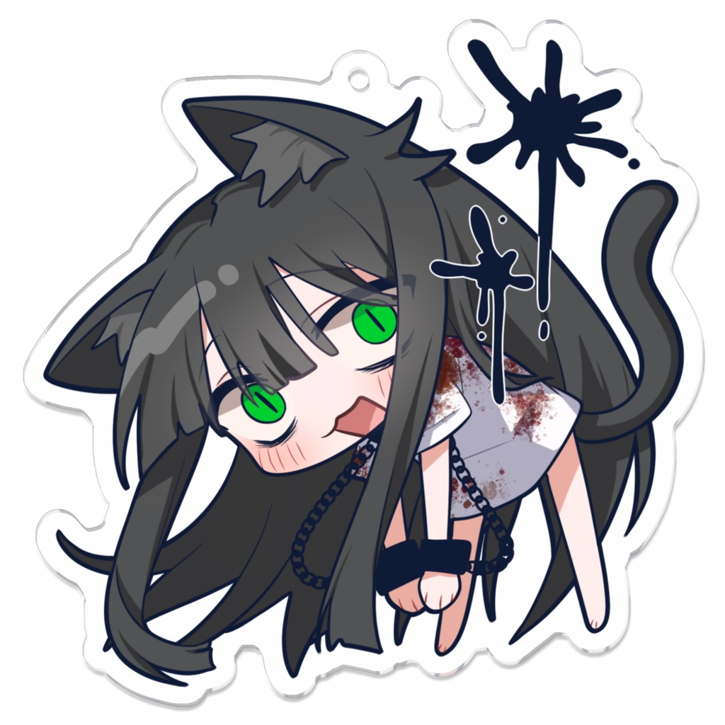 黒猫ちゃんアクキー