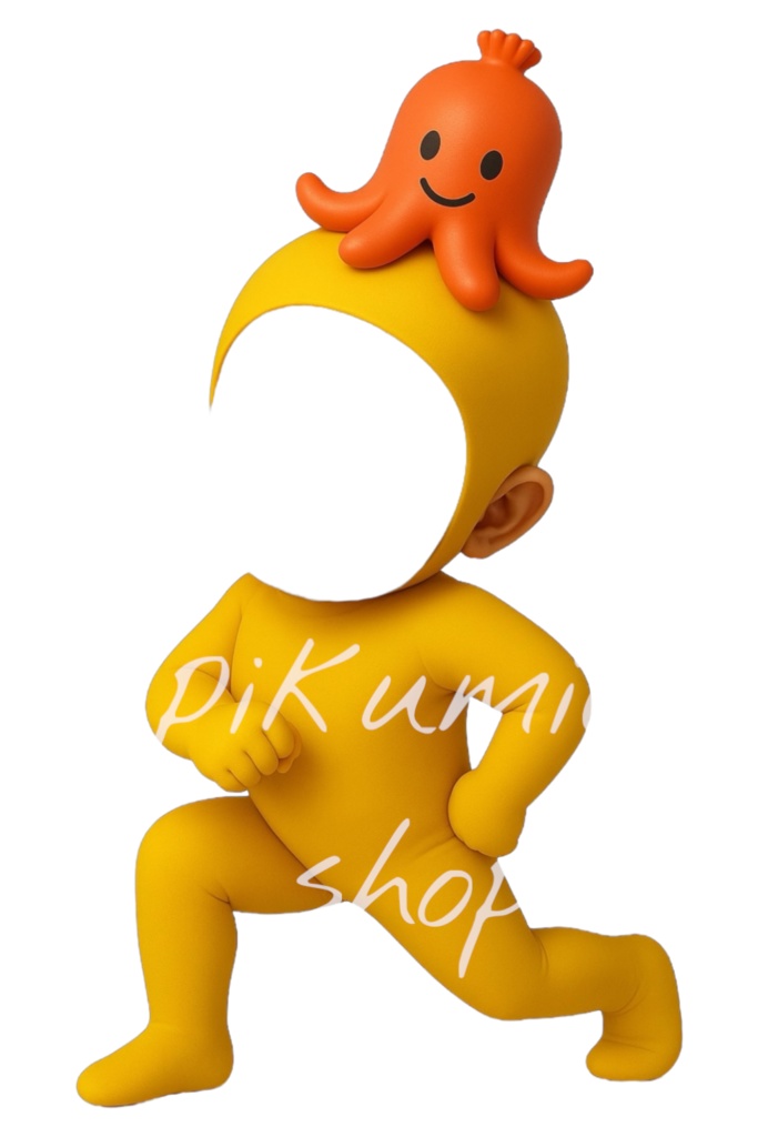 顔はめ素材セット12枚(フィットネスver / 顔はめ無し)