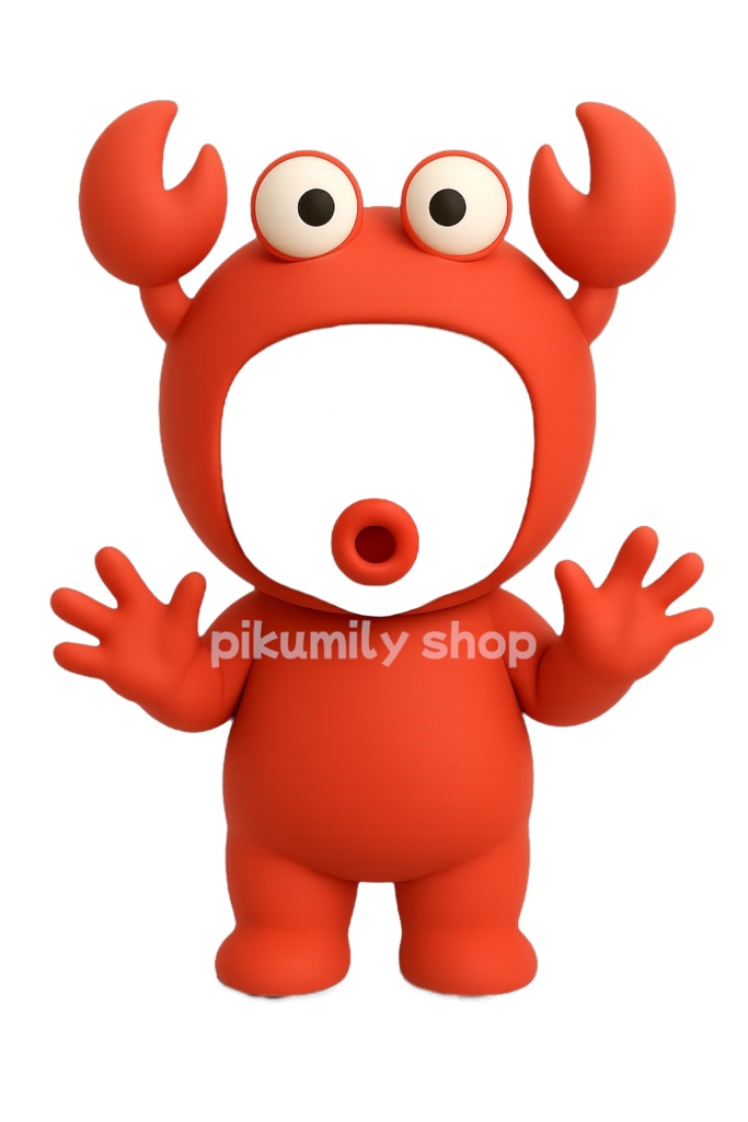 海の仲間ピクミリー素材セット|お得な6点セット(600円)🦀🦑🪼