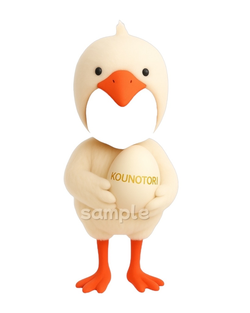 ✨【幸せを運ぶ】コウノトリピクミリー 素材✨