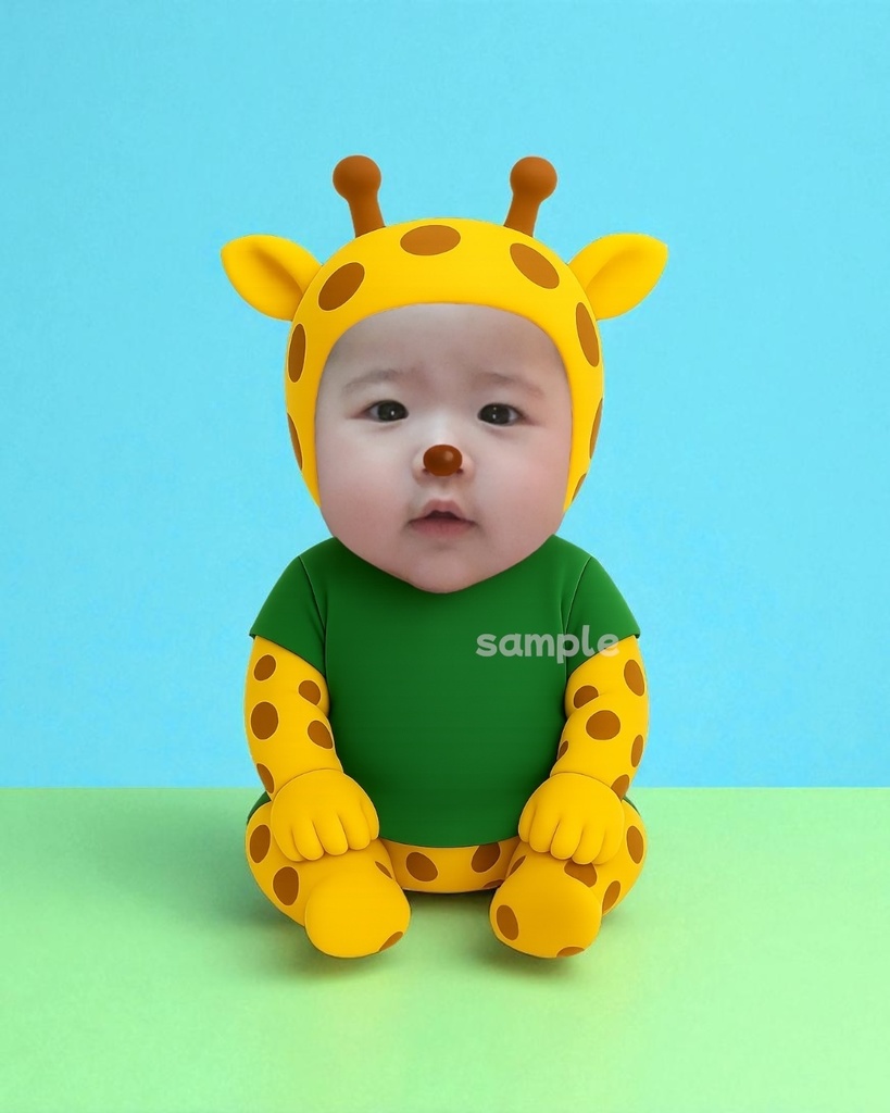 どうぶつピクミリー素材 6体セット🦊🦒🦁🦛🦝 🐱