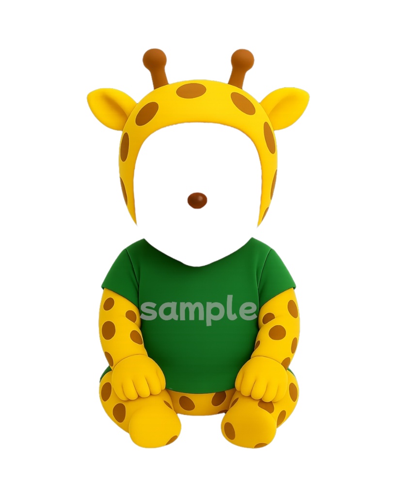 どうぶつピクミリー素材 6体セット🦊🦒🦁🦛🦝 🐱