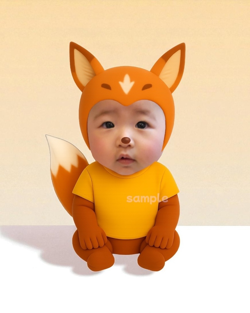 どうぶつピクミリー素材 6体セット🦊🦒🦁🦛🦝 🐱